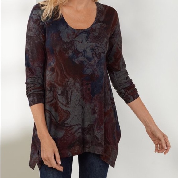 Soft Surroundings Tops - Lovely Autumn Tones 🍁Tunic Top🍁REDUCED‼️